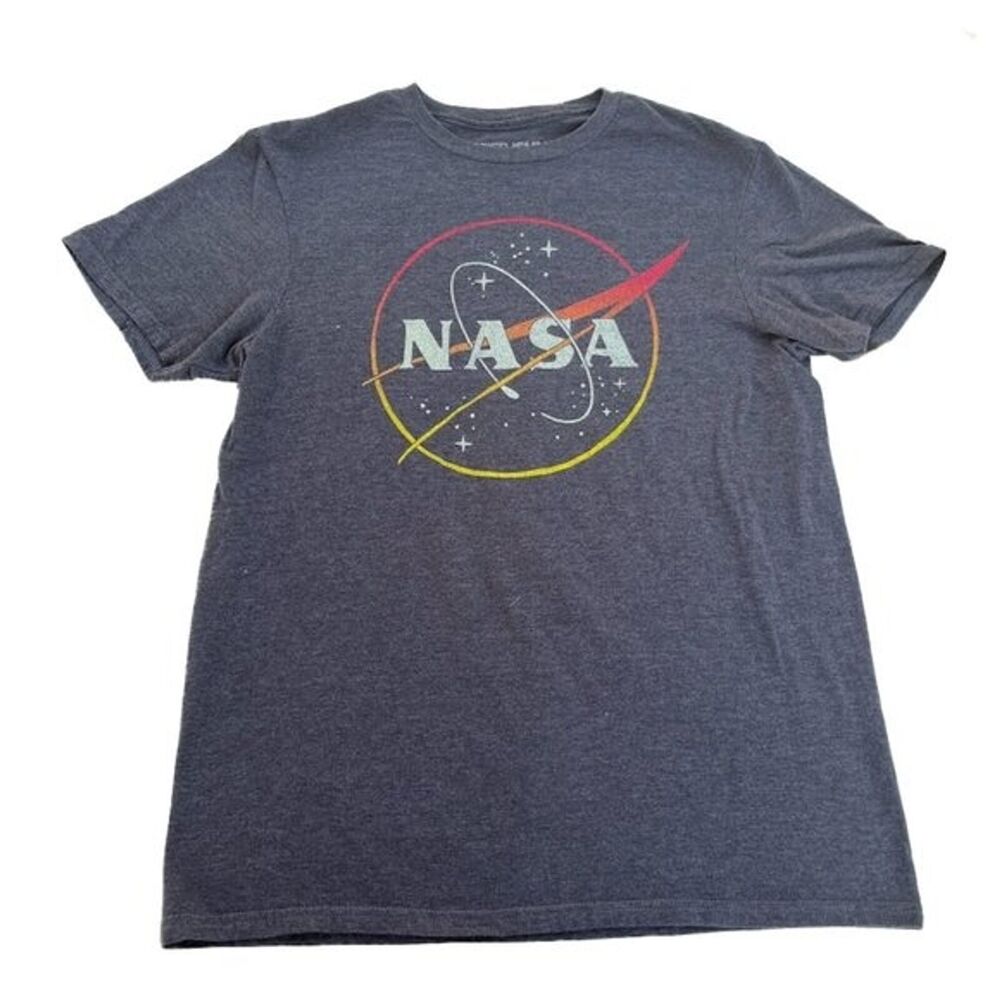 Fifth Sun Unisex NASA‎ Gray Graphic Tee Size Medium